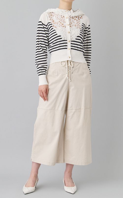 【roop】lace Layered Pants