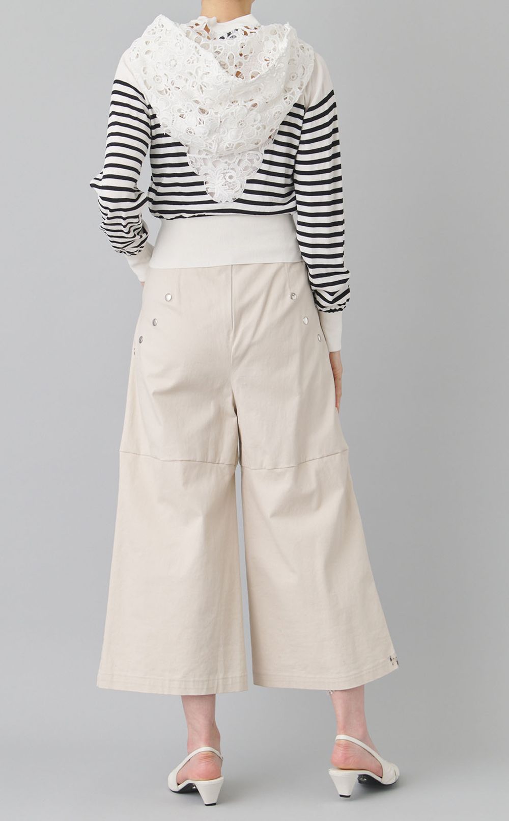 【roop】lace Layered Pants