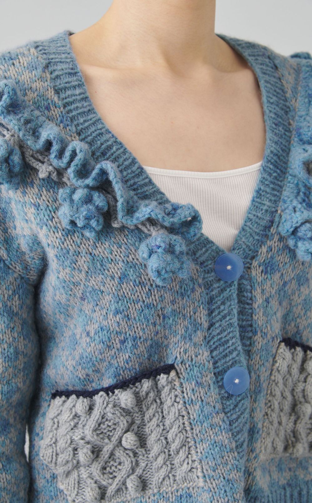 【roop】flower cardigan