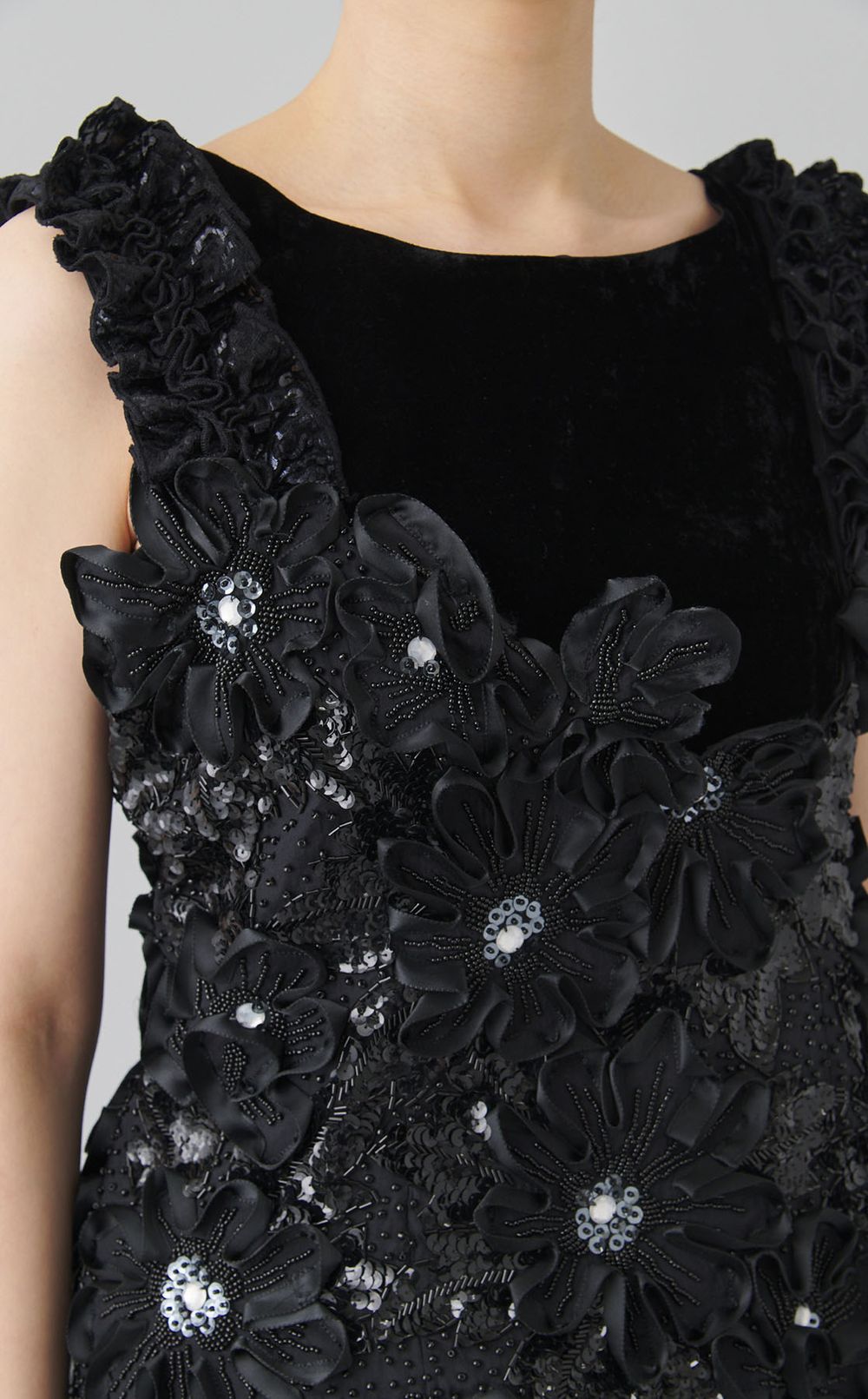 【roop】スパンコールキャミソールビスチェ