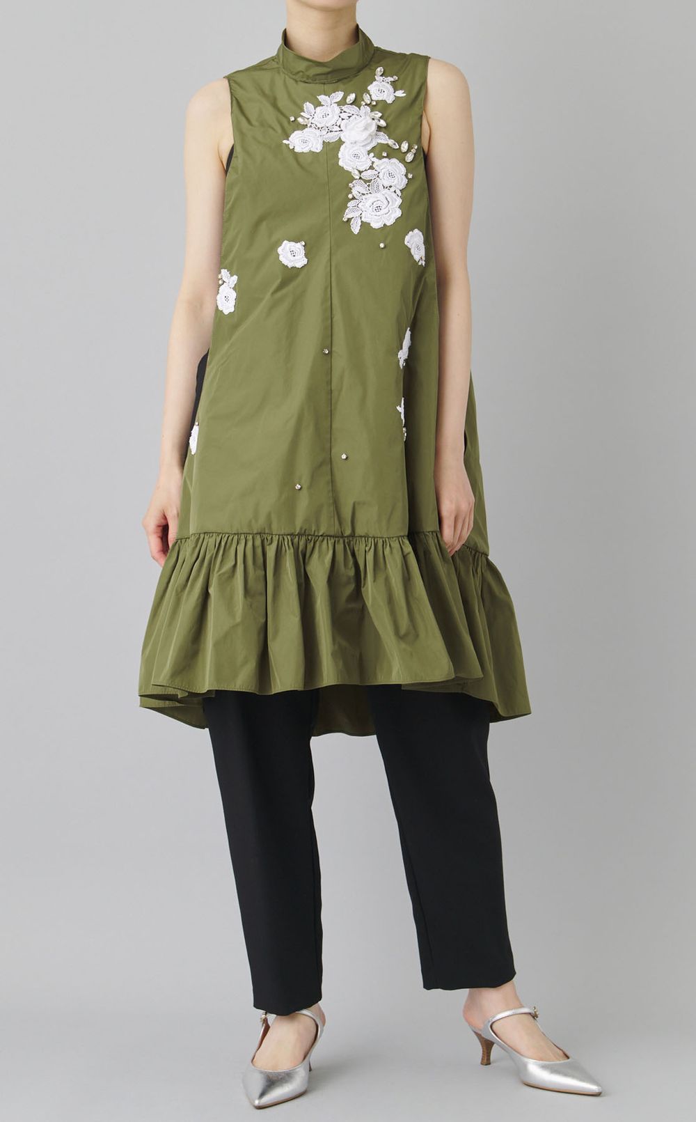 【roop】フラワーミリタリードレス