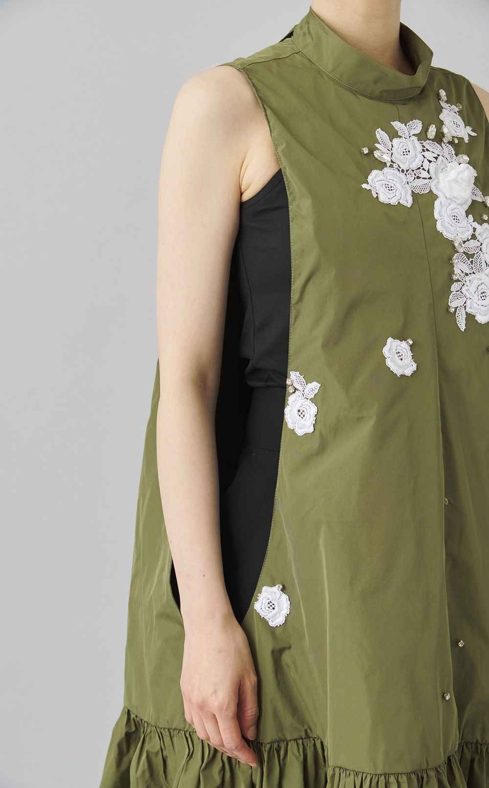 【roop】フラワーミリタリードレス