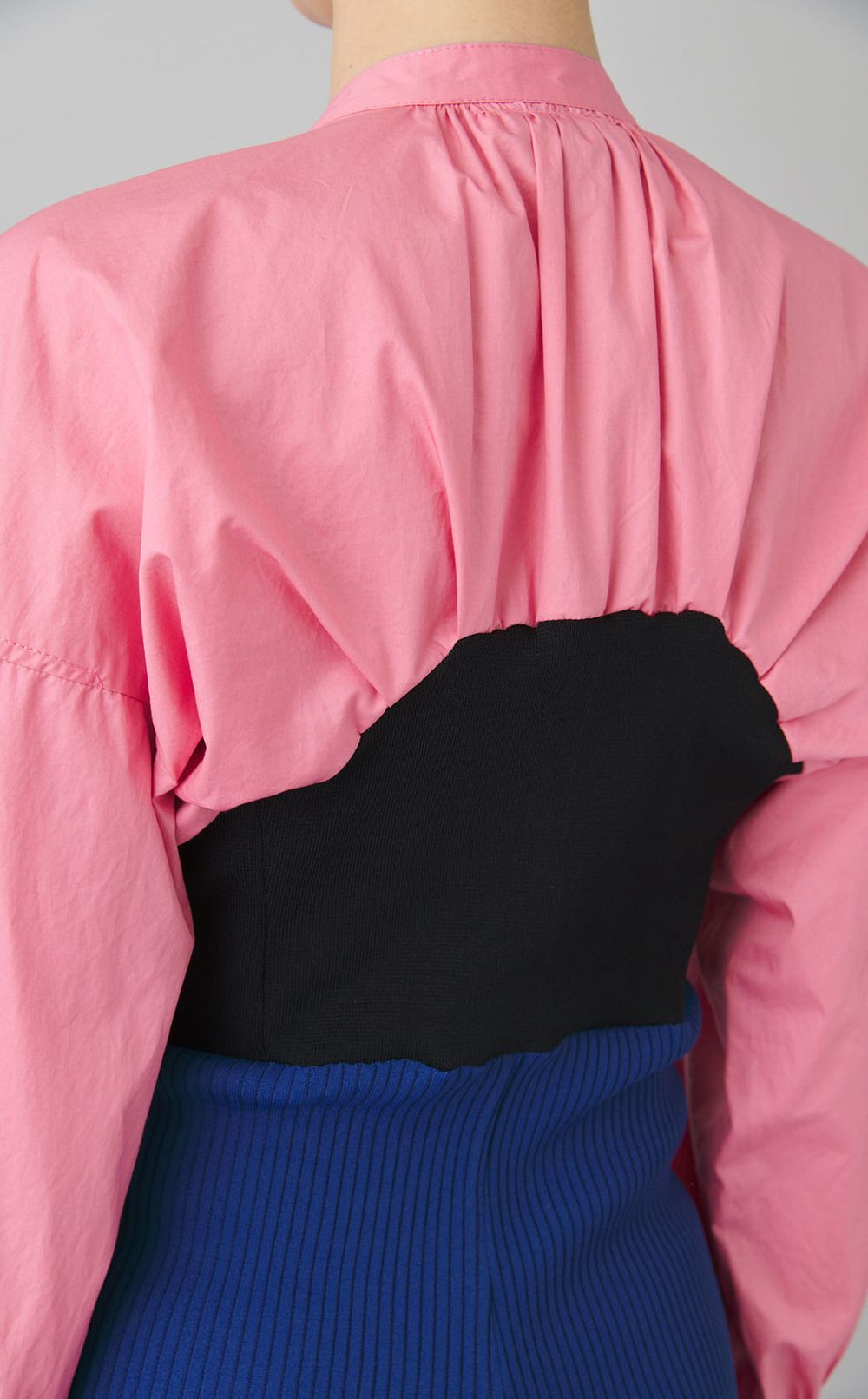 【roop】シャツニットドレス