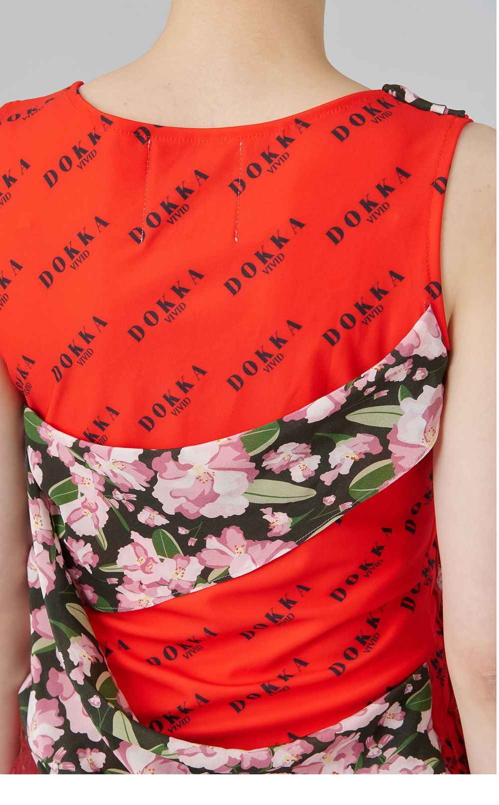 【roop】ドレープストレッチドレス