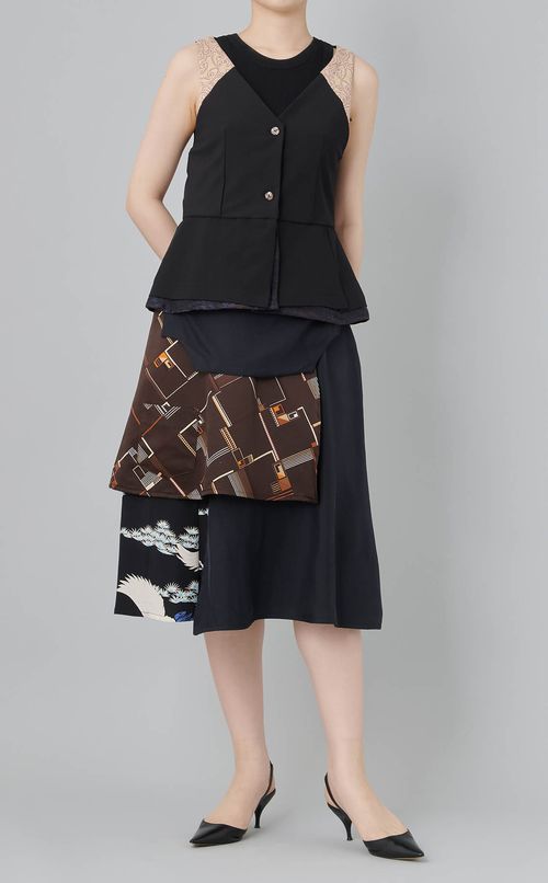 【roop】バロック柄ベスト