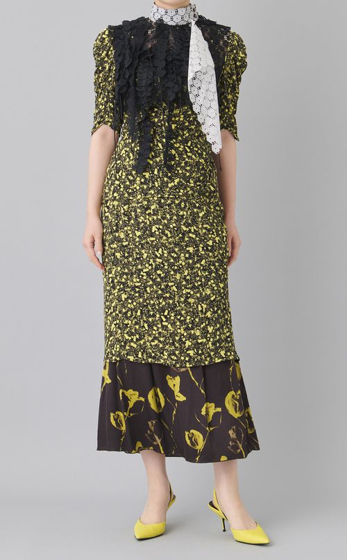 【roop】スリットレイヤードスカート