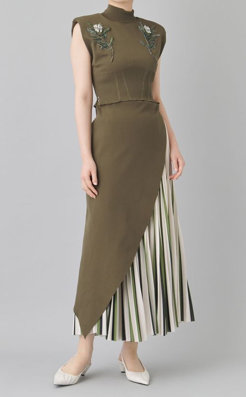 【roop】Adapt ニットミニマムトップス