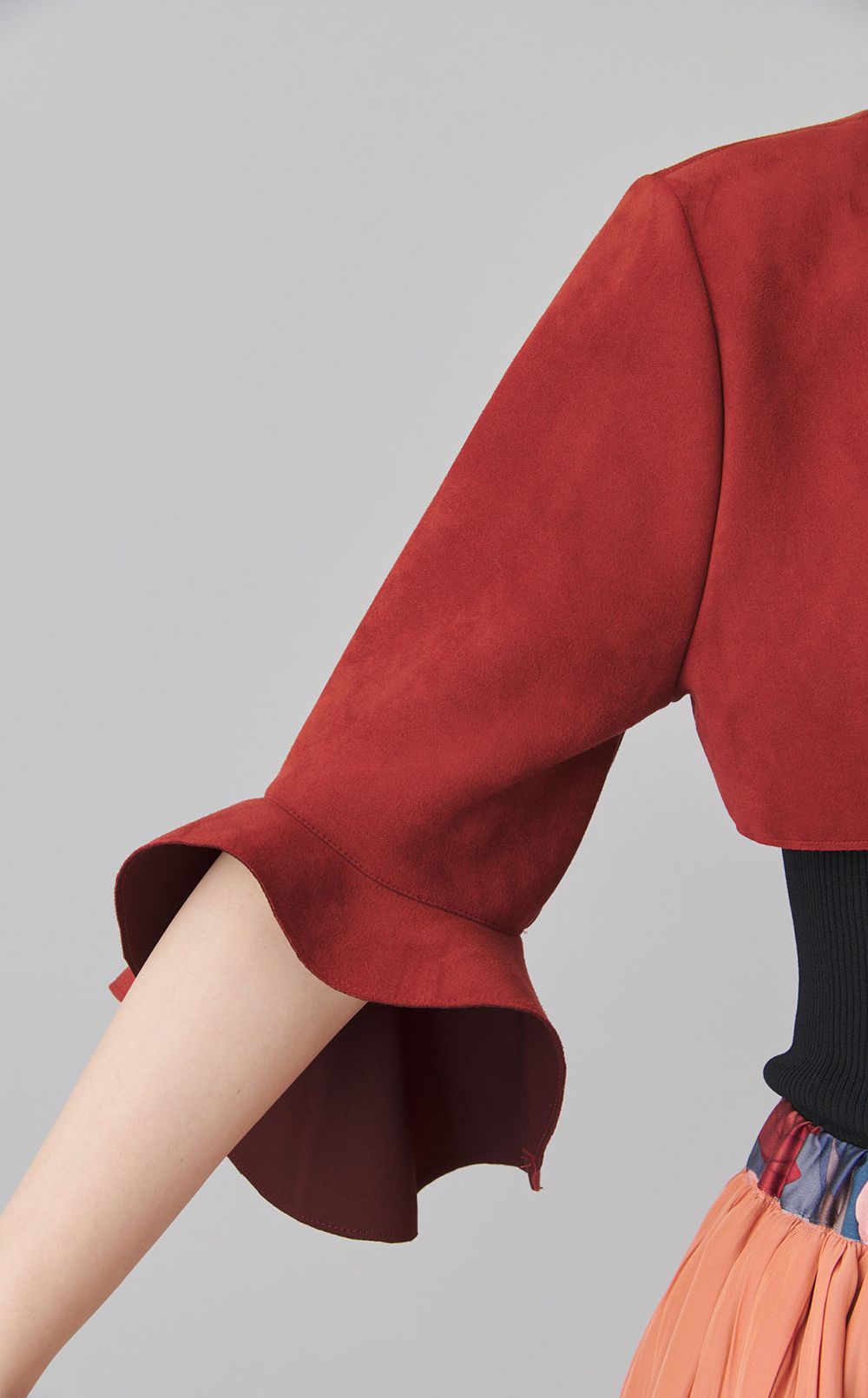 【roop】ベルスリーブショートジャケット