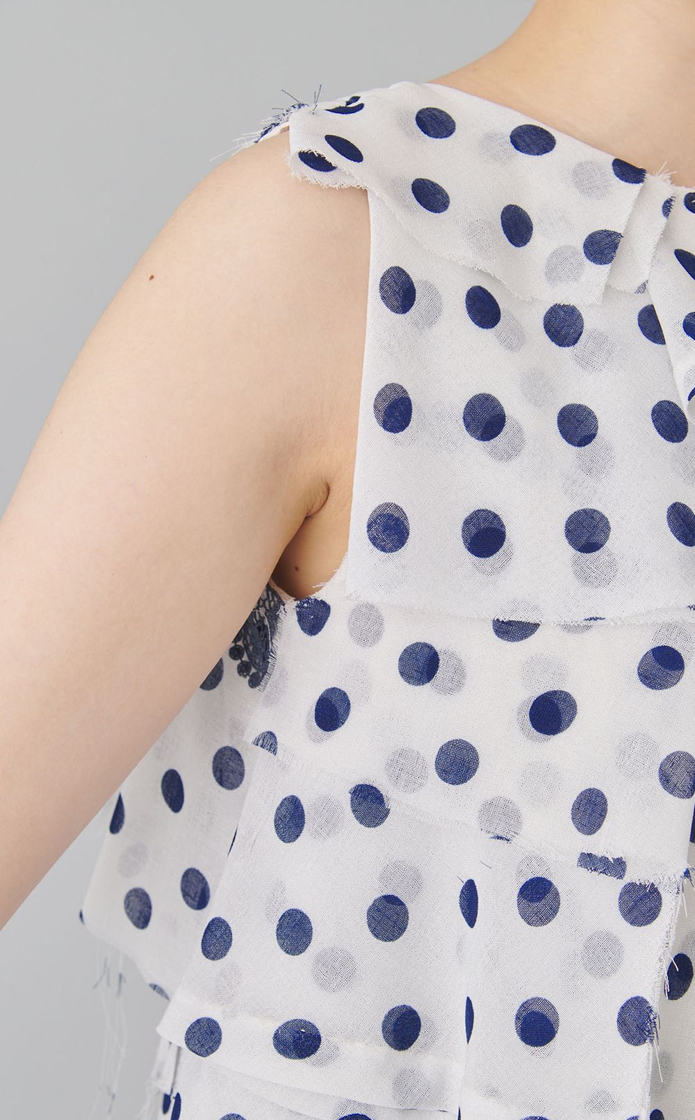 【roop】ドットブラウス