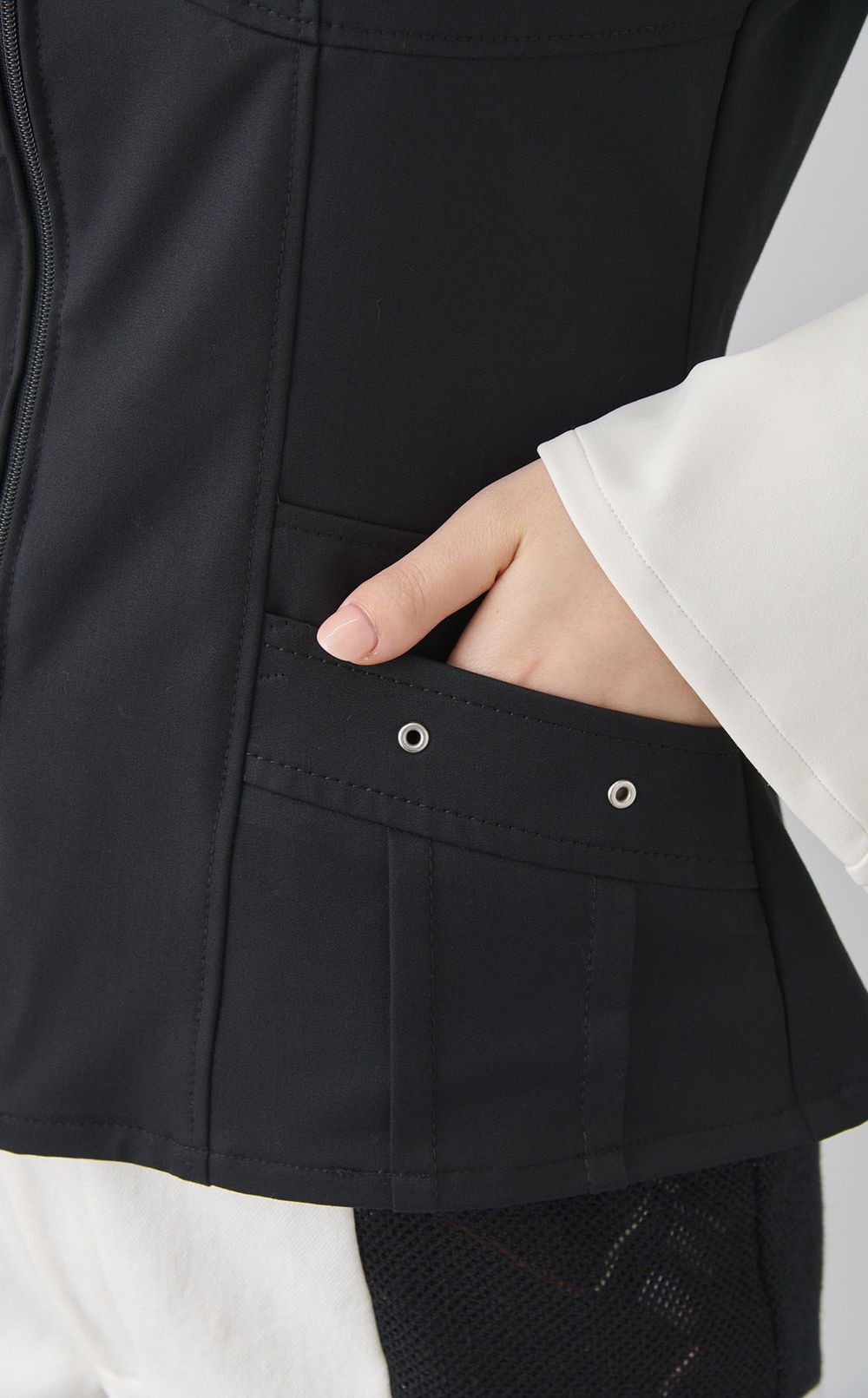 【roop】ビスチェ風スウェットブラウス