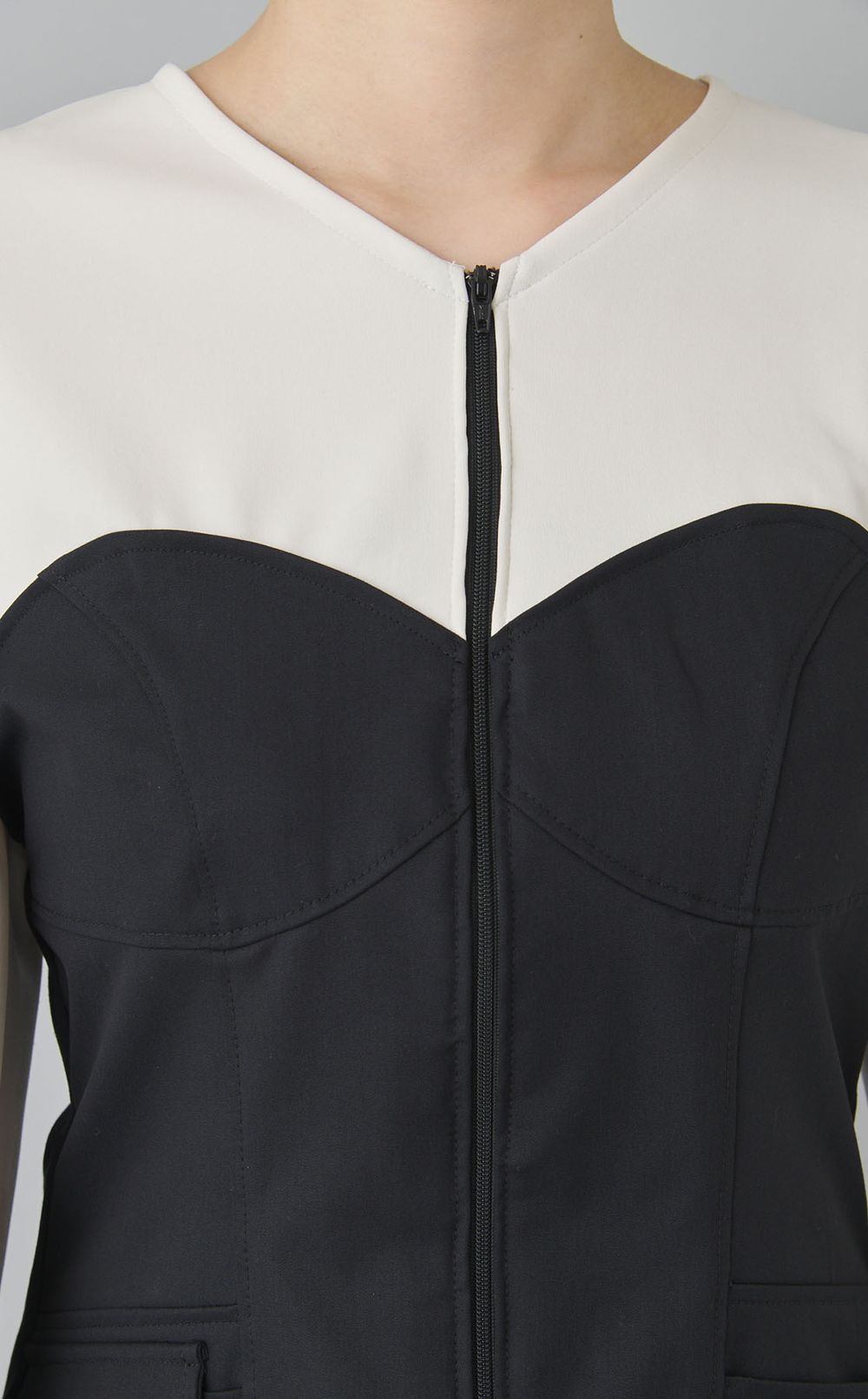 【roop】ビスチェ風スウェットブラウス