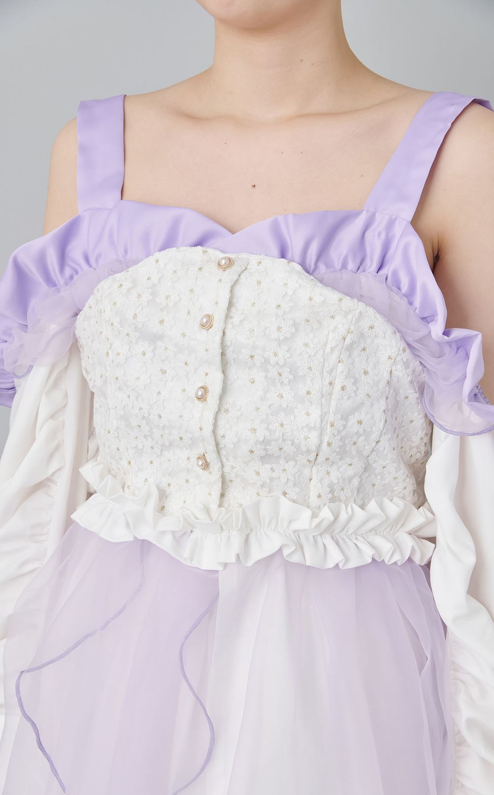 【roop】紫羽飾りベスト