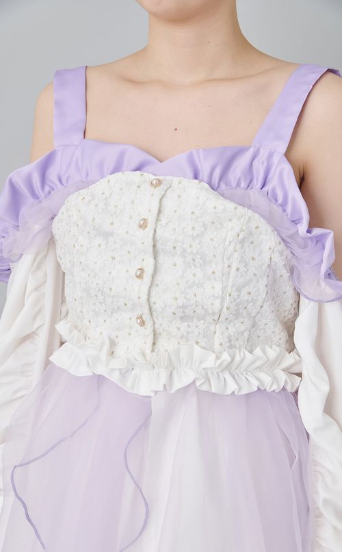 【roop】紫羽飾りベスト