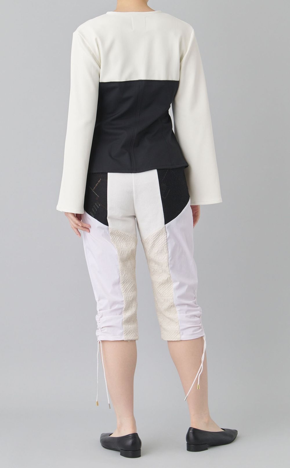 【roop】ビスチェ風スウェットブラウス