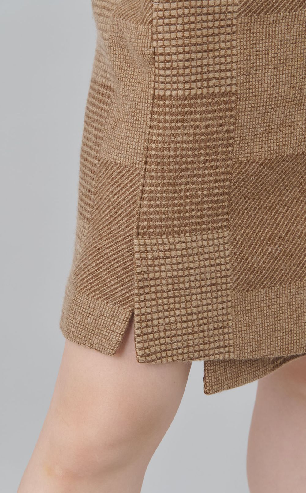 【roop】グレンチェックラップスカート