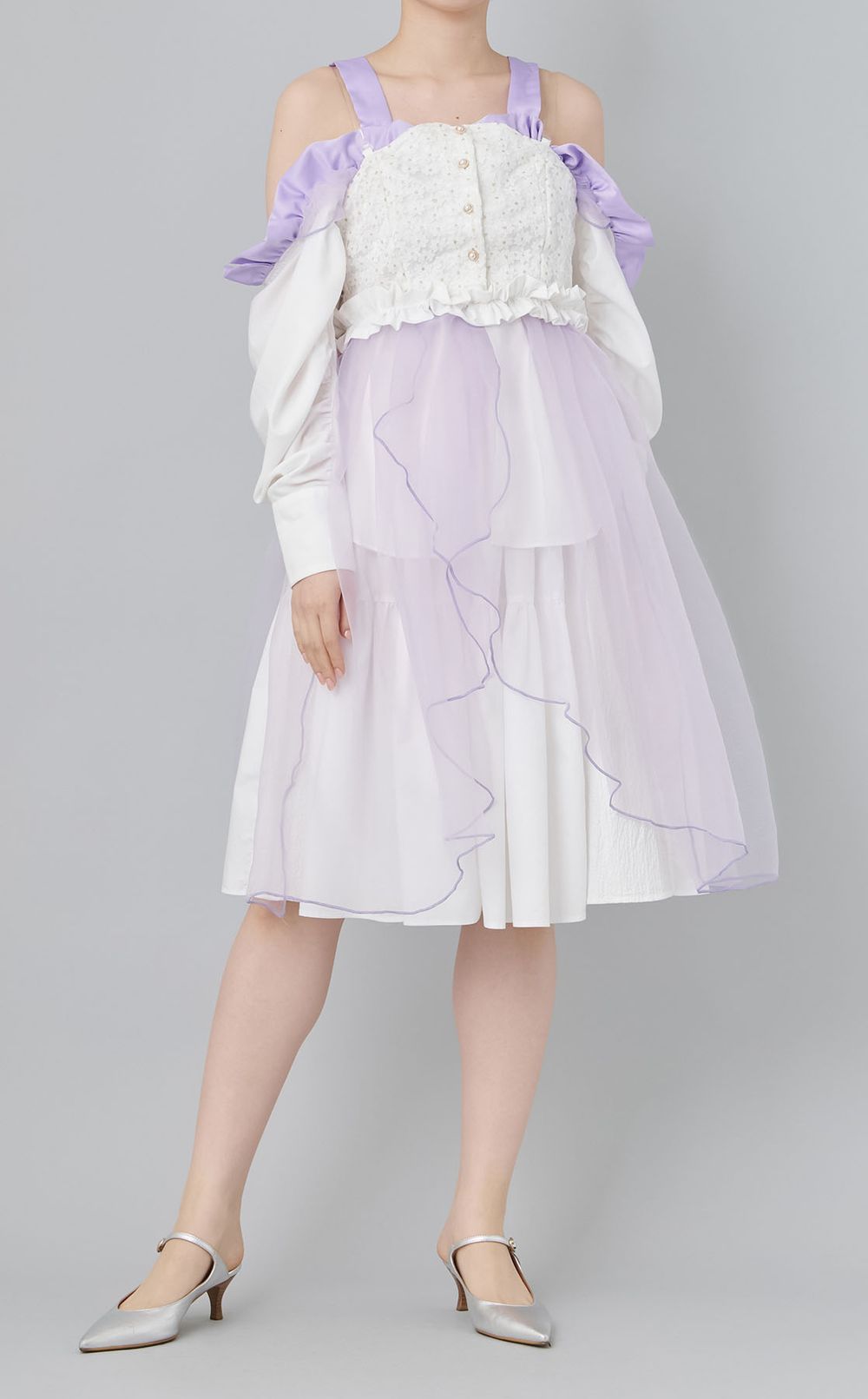 【roop】紫羽飾りベスト