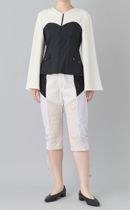 【roop】ビスチェ風スウェットブラウス