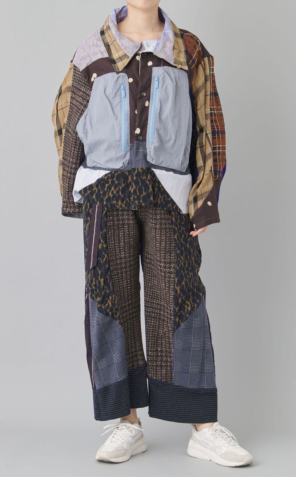 【roop】クレイジーチェックパターンパンツ