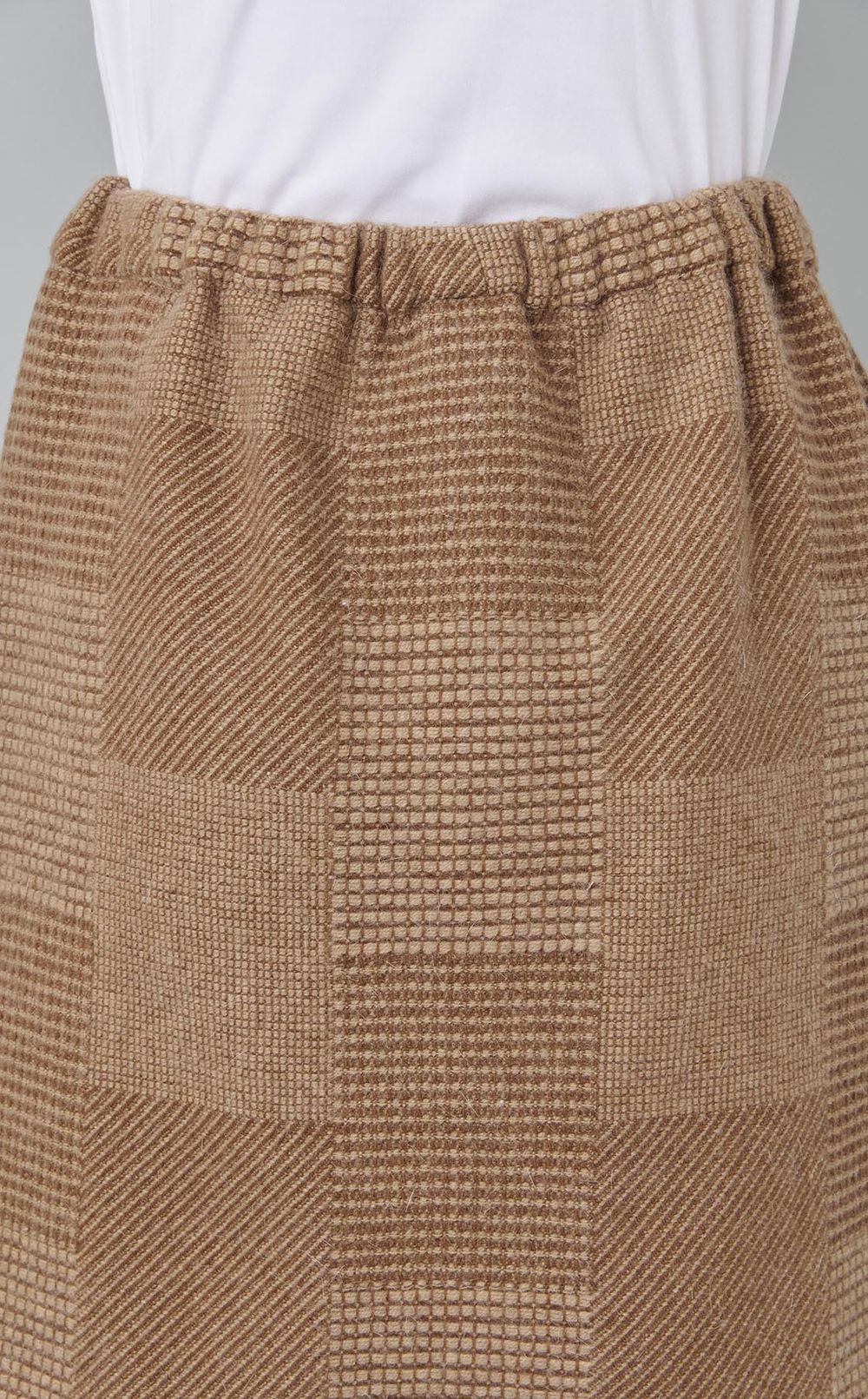 【roop】グレンチェックラップスカート