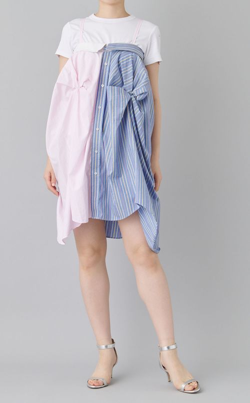 【roop】パッチワークワンピース