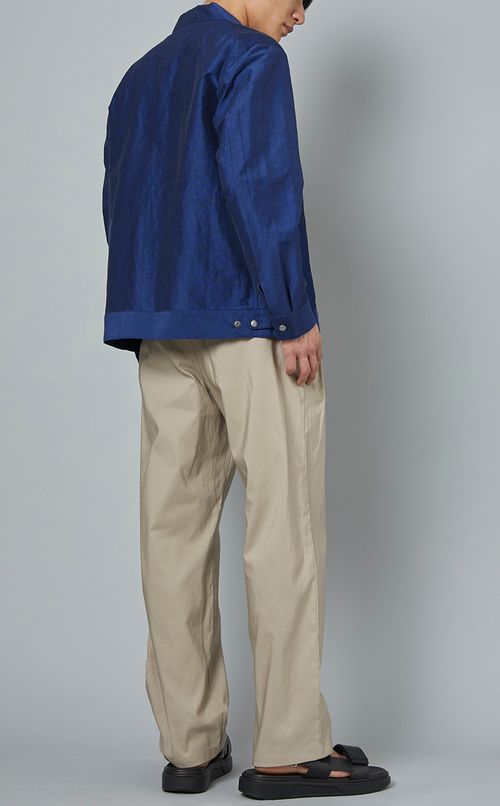 リネンアセテートブルゾン