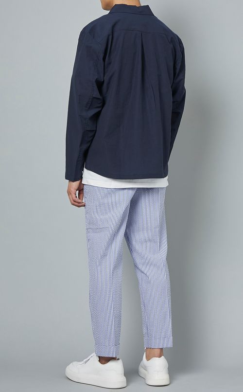 コットンナイロンシャツジャケット