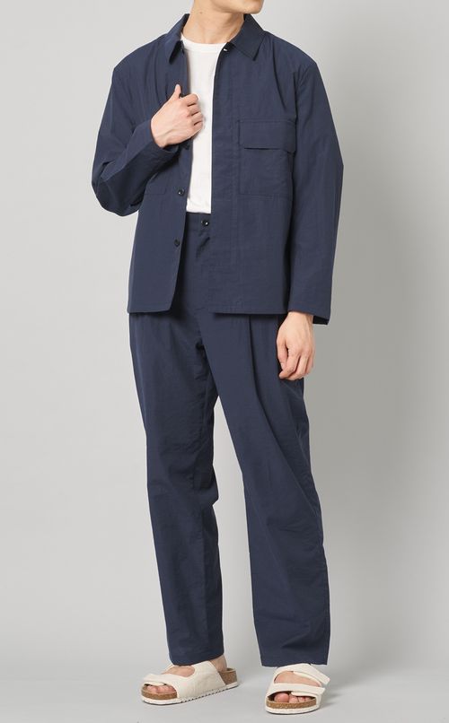 コットンナイロンシャツジャケット