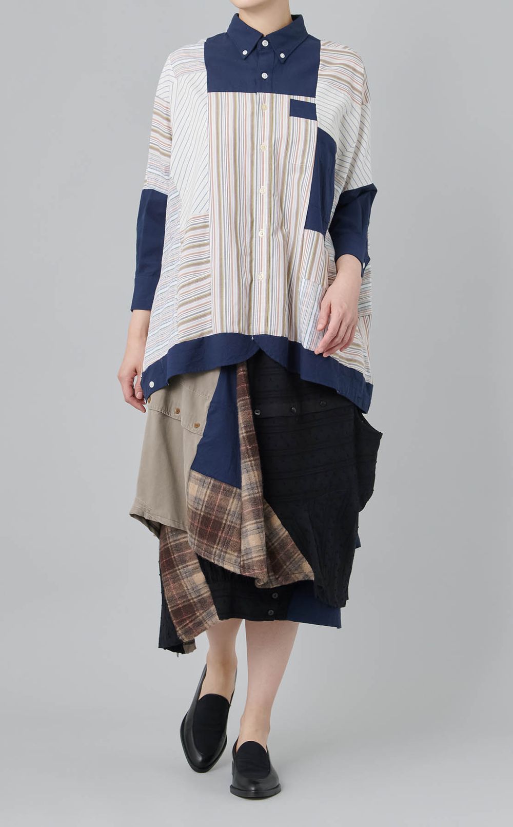 【roop】シャツシャツワイドシャツ