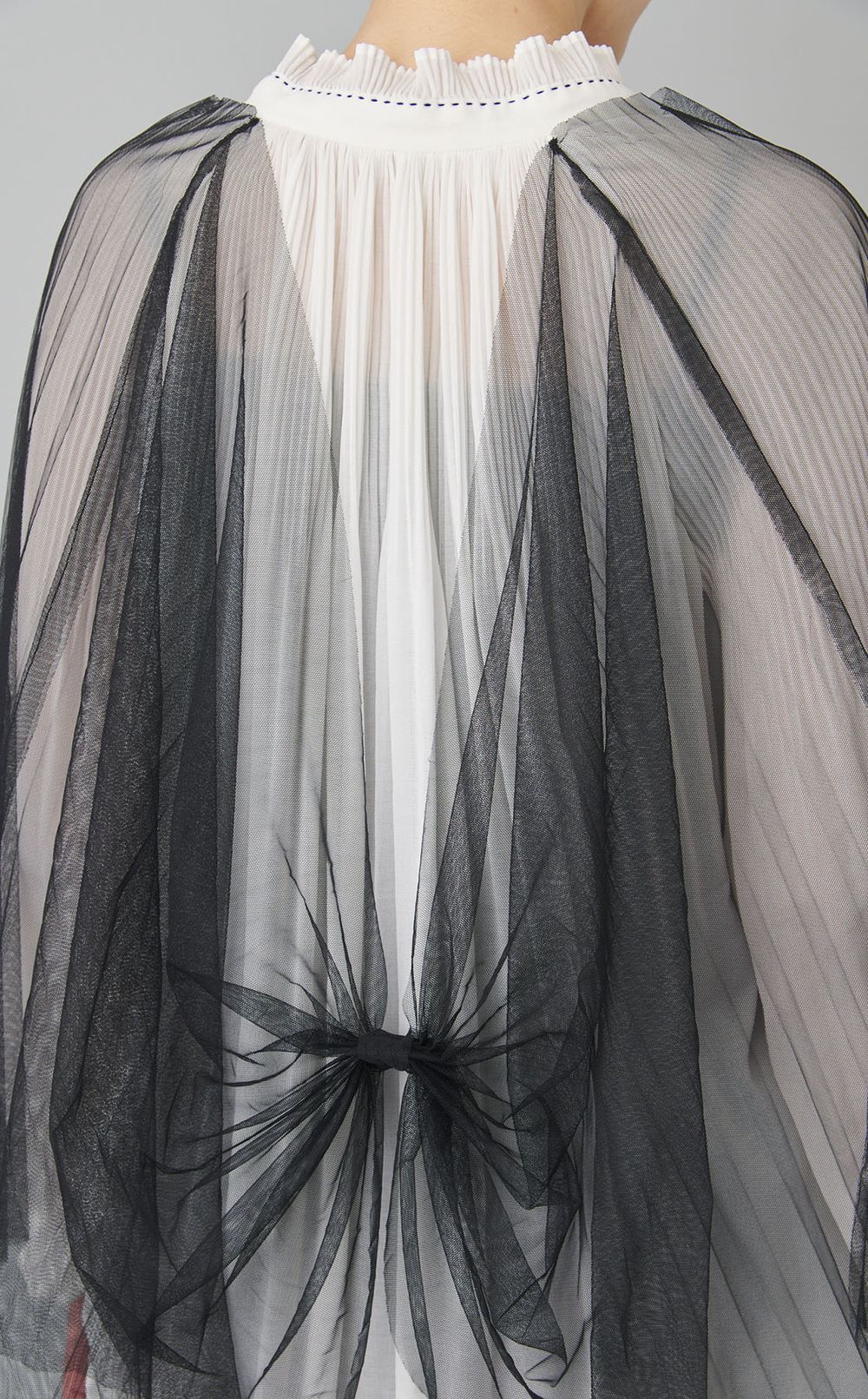 【roop】チュールドッキングブラウス