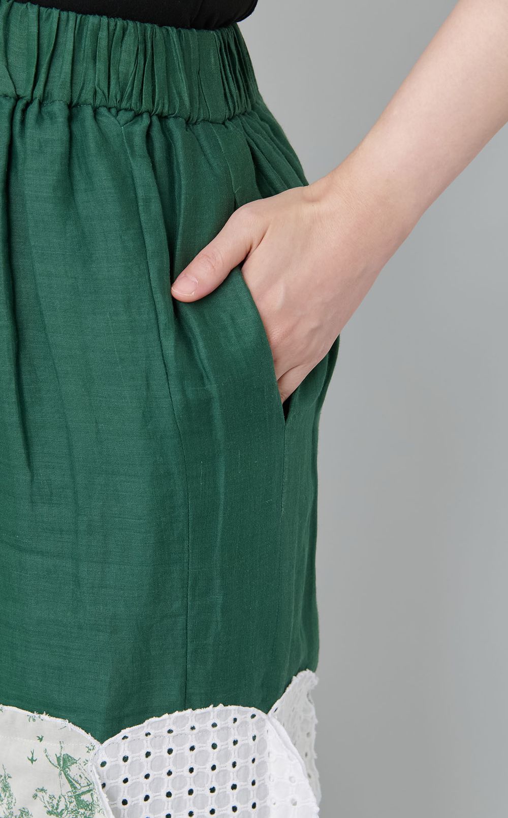 【roop】サークルパッチワークマーメイドスカート