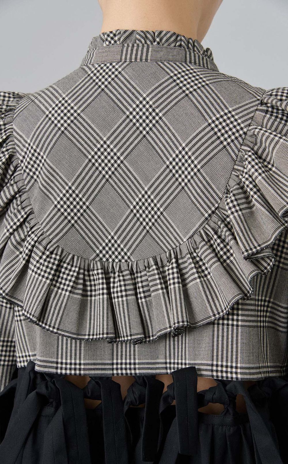 【roop】フリルシャツワンピース