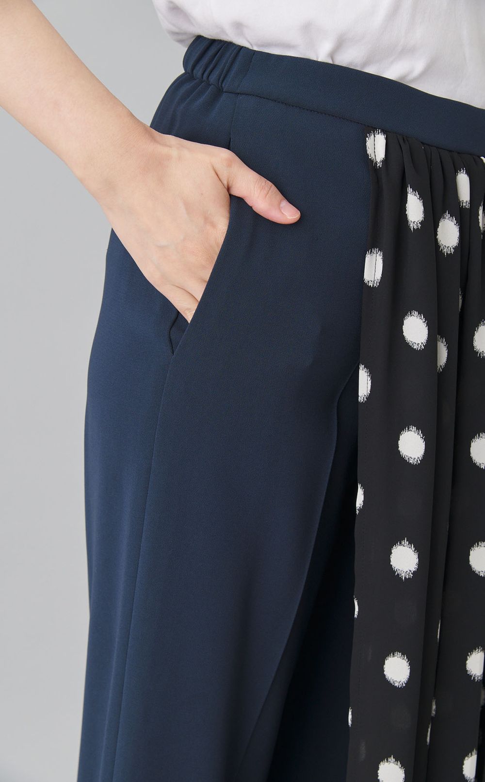 【roop】スカート風重ねパンツ