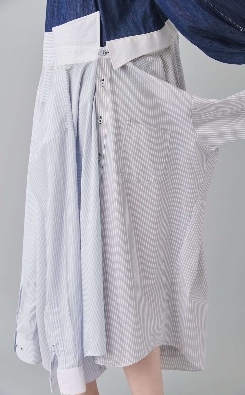 【roop】シャツドッキングワンピース