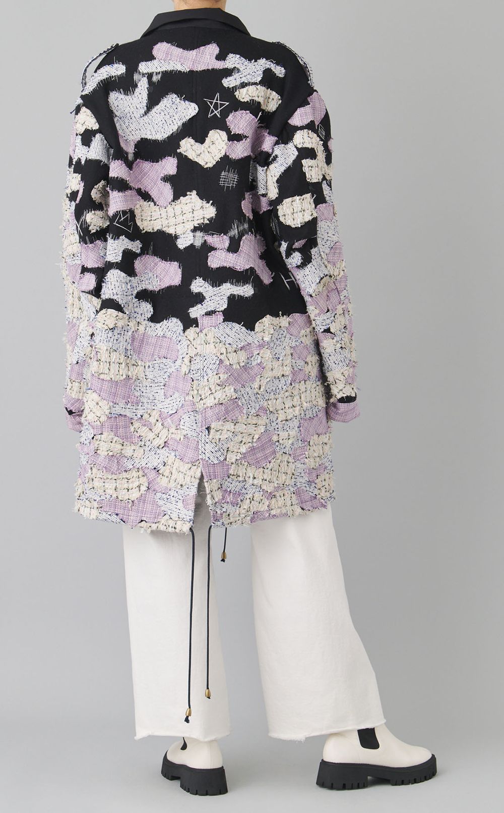 【roop】countrysid estand collar coat