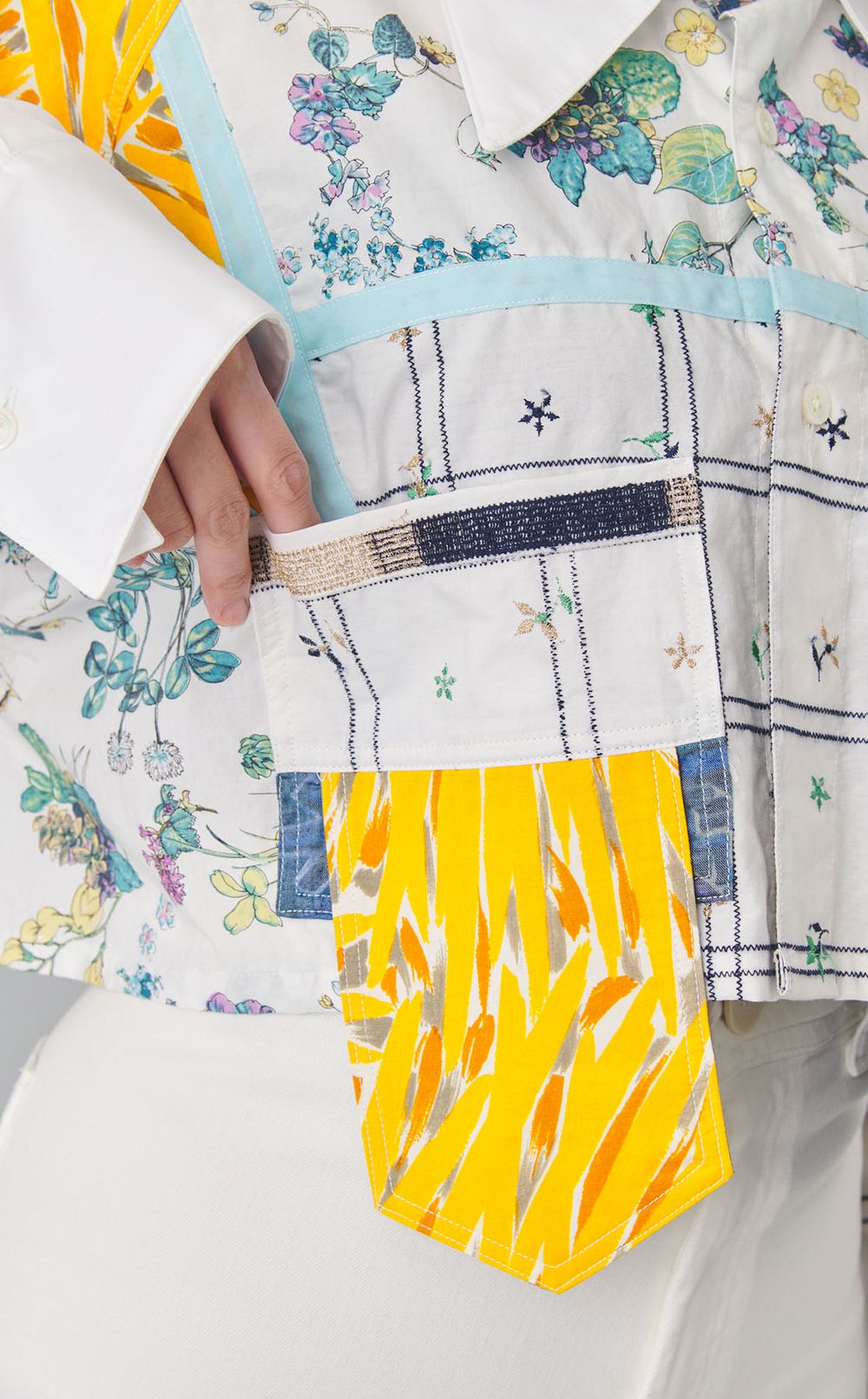 【roop】ツギハギショートシャツ