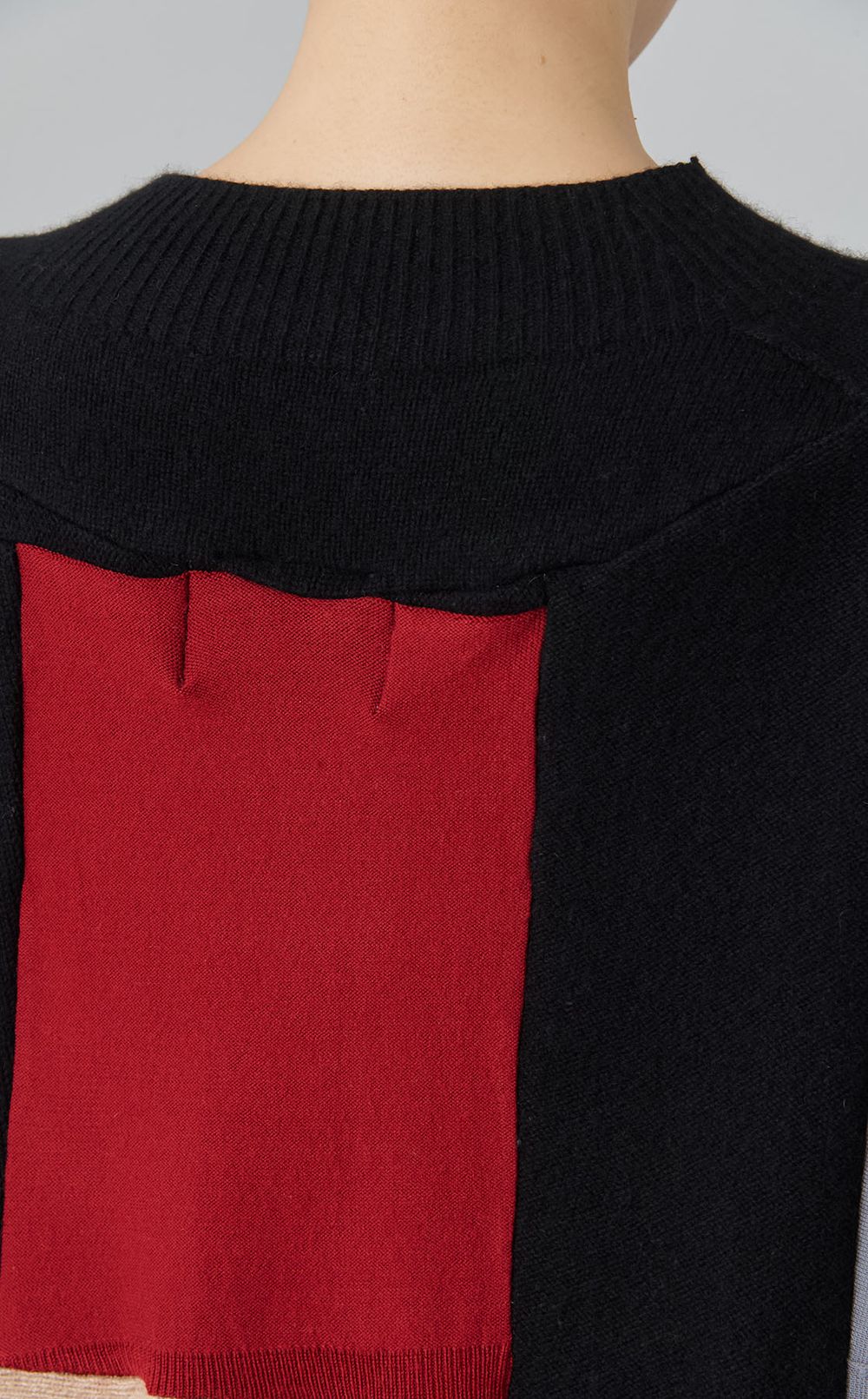 【roop】ニットパッチビッグプルオーバー