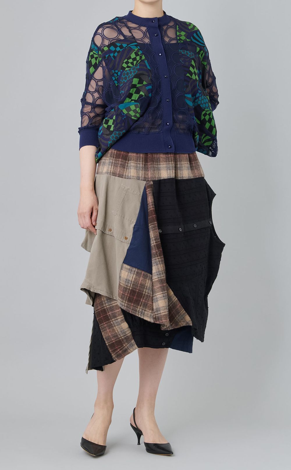 【roop】シャツドッキングスカート