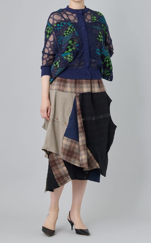 【roop】シャツドッキングスカート