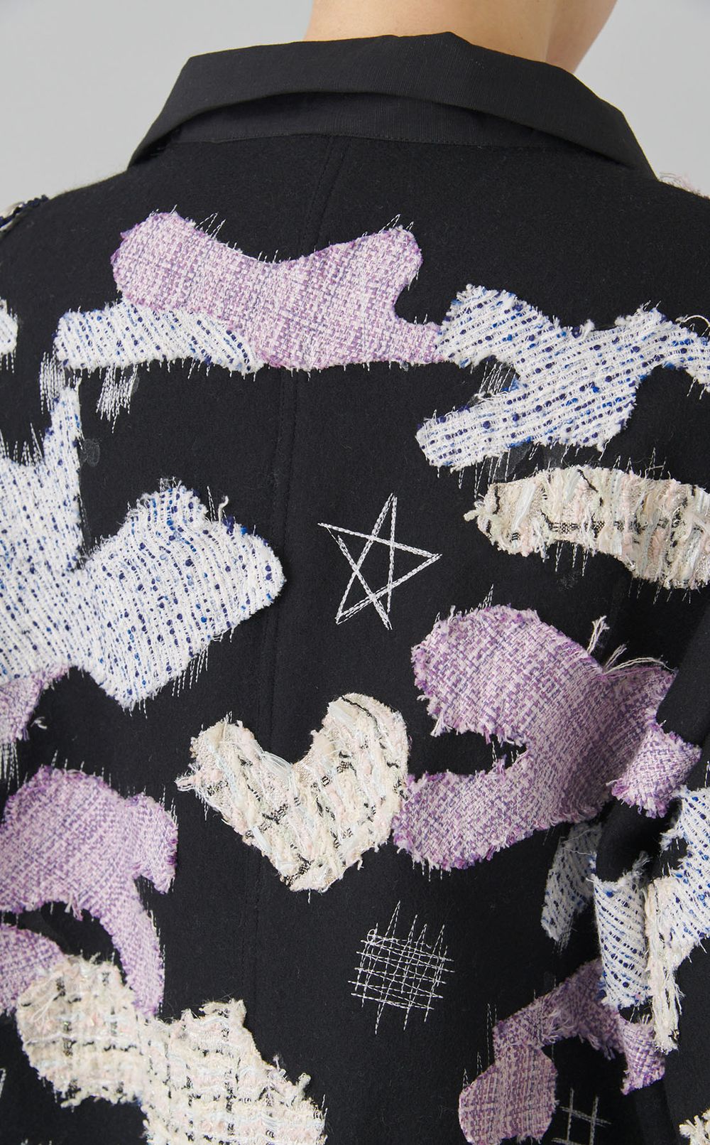 【roop】countrysid estand collar coat