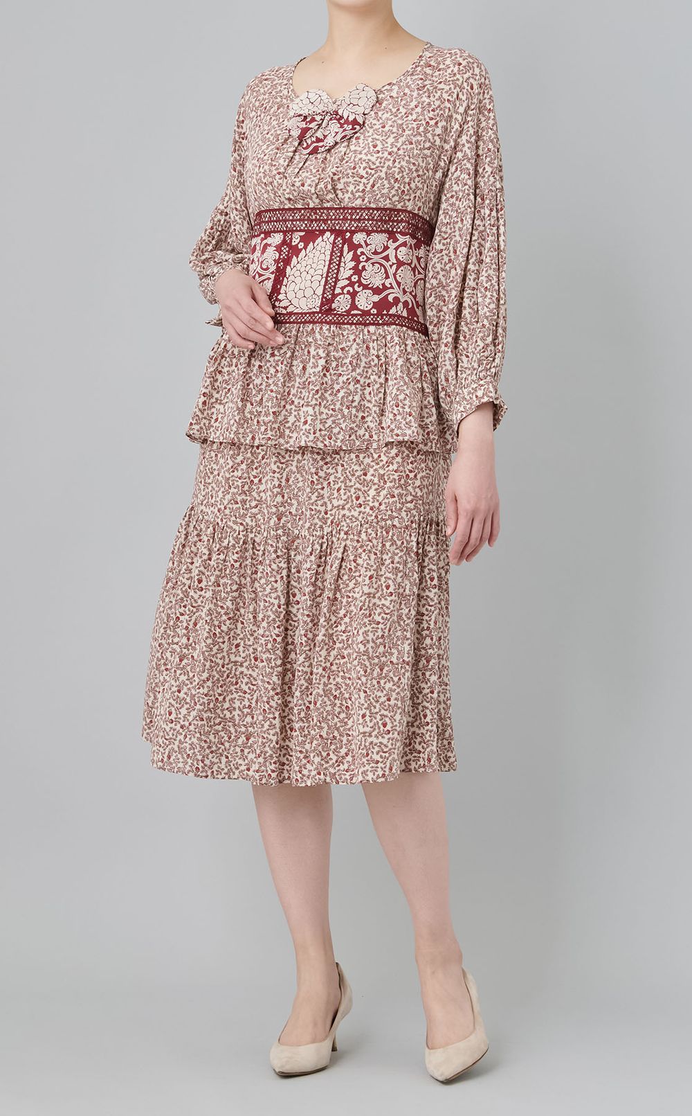 【roop】フラワーガーデンドレス