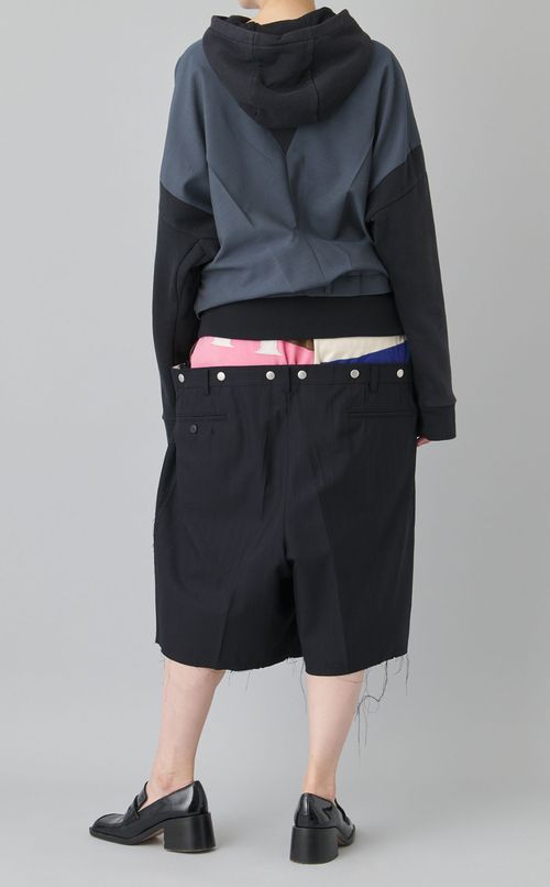 【roop】アタッチャブルウールハーフパンツ