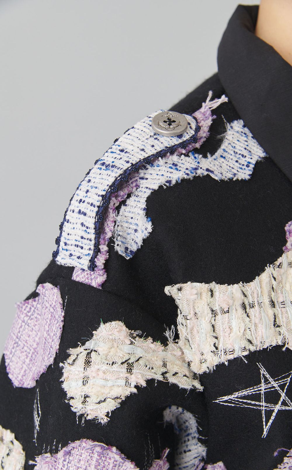 【roop】countrysid estand collar coat