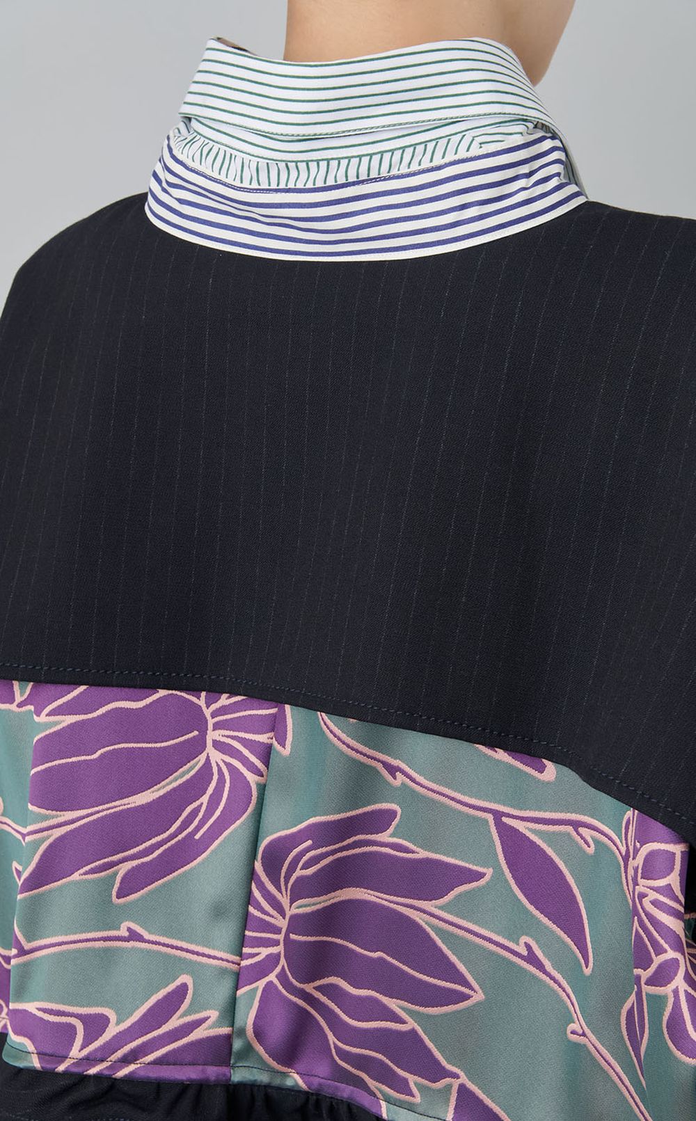 【roop】フロントプリーツシャツ