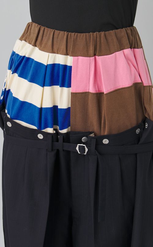 【roop】アタッチャブルウールハーフパンツ