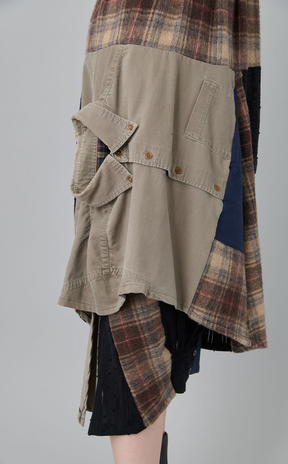 【roop】シャツドッキングスカート