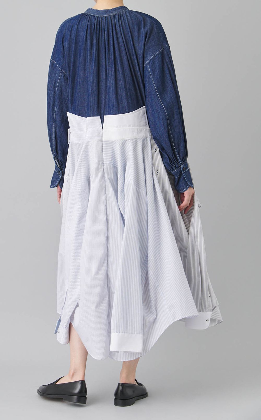 【roop】シャツドッキングワンピース