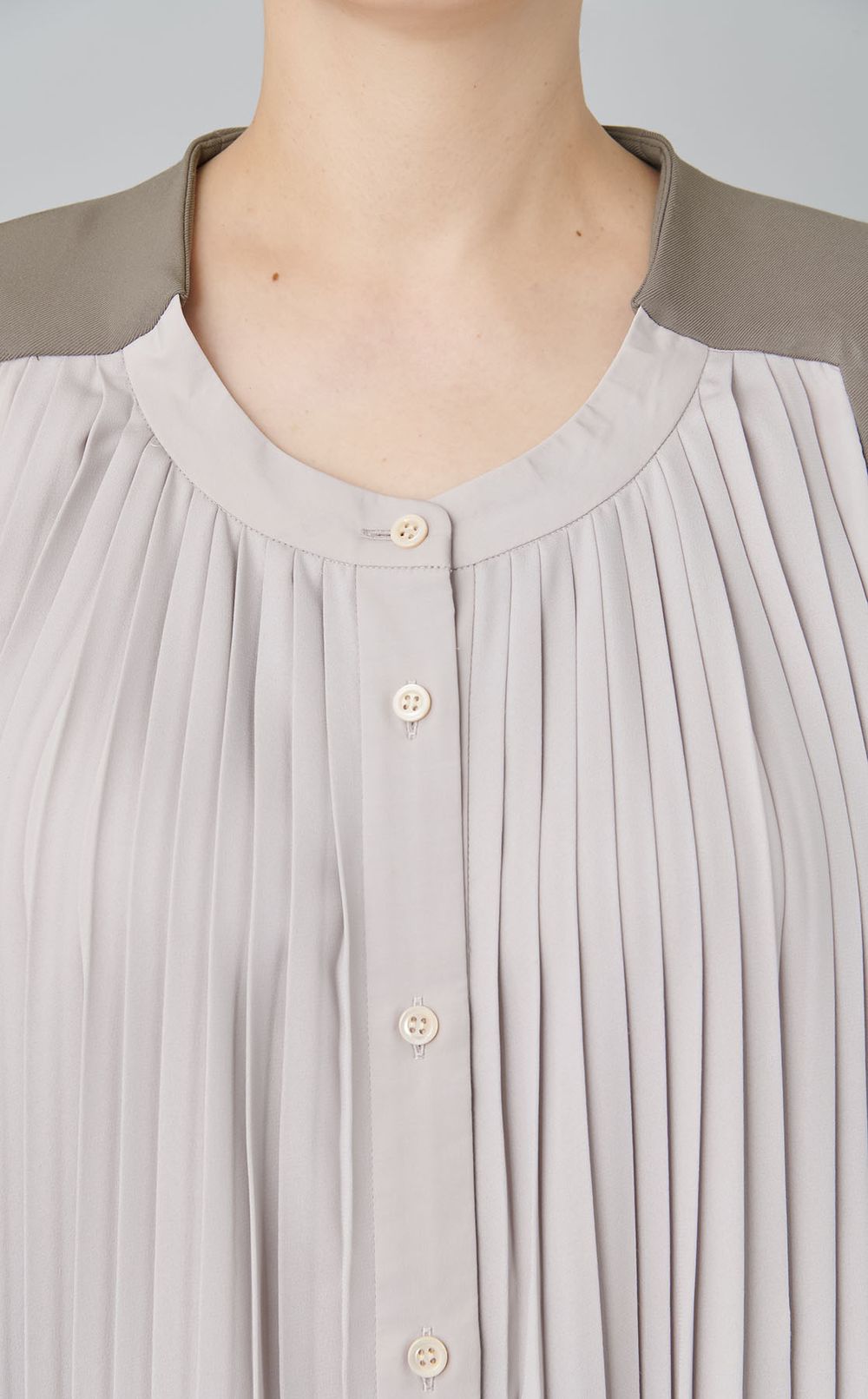 【roop】ドッキングシャツワンピース