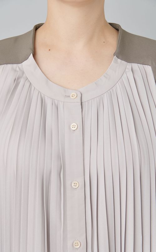 【roop】ドッキングシャツワンピース