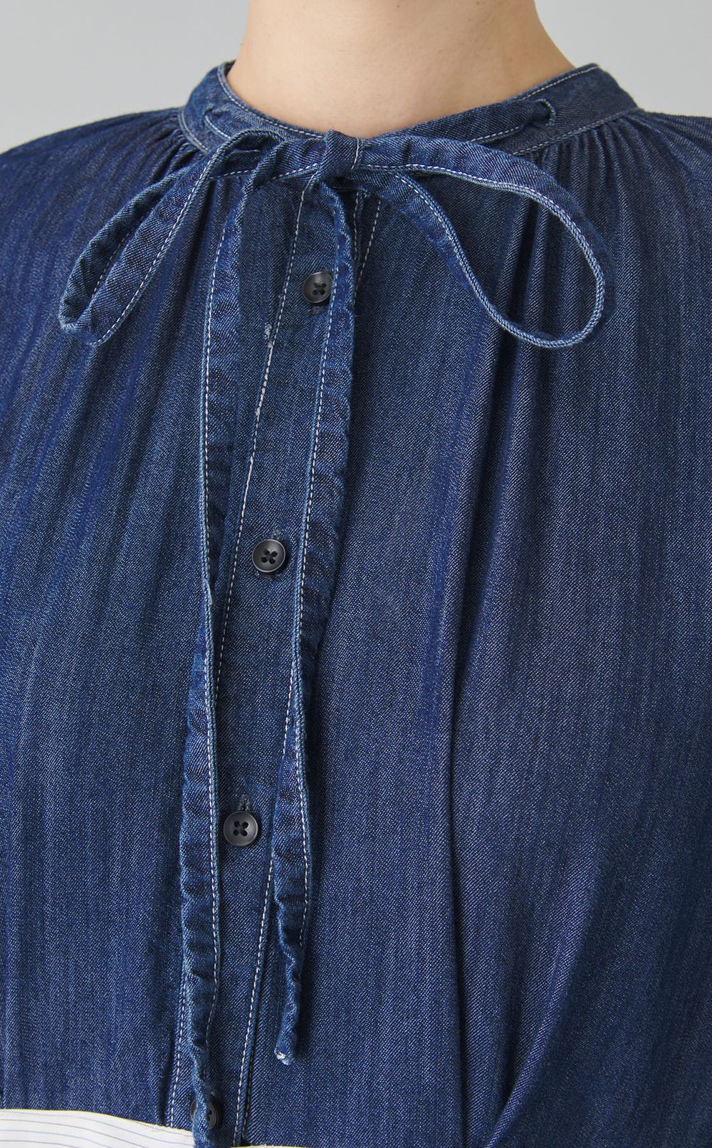 【roop】シャツドッキングワンピース