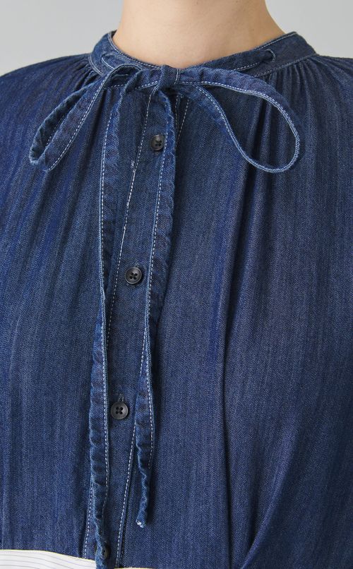 【roop】シャツドッキングワンピース